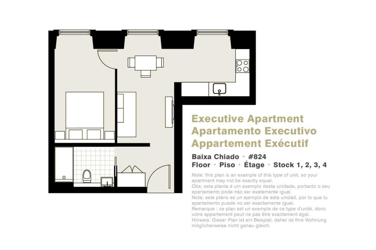 Lisbon Serviced Apartments - Baixa Ngoại thất bức ảnh
